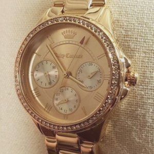 JUICY COUTURE GWEN ROSE GOLD CHRONOGRAPH WATCH~NEW